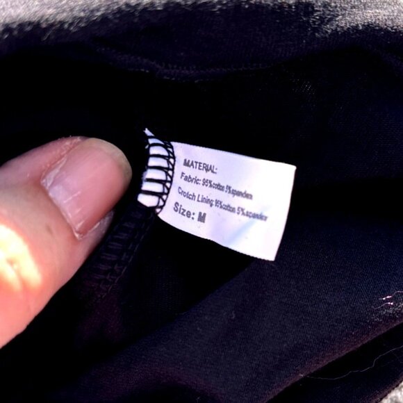 6-Pack High-Waisted Black Womens Briefs Medium Size Cotton & Spandex Blend Comfo - Picture 4 of 5